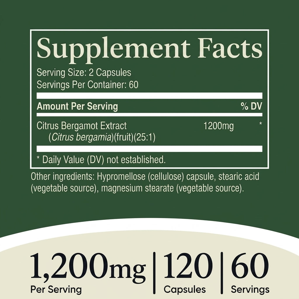 Citrus Bergamot Extract Capsules