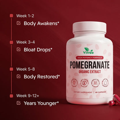 Organic Pomegranate Extract Capsules